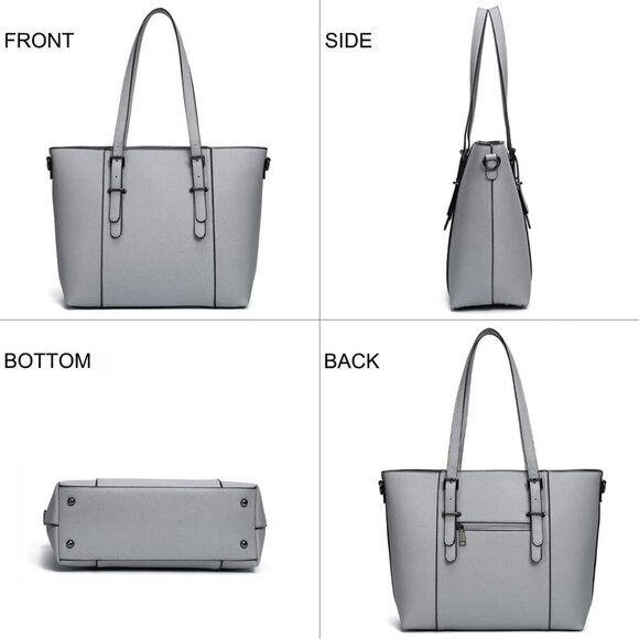 Women Purses and Handbags Tote Shoulder Bag Top Handle Satchel Bags for Ladies - Picture 3 of 7